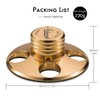 Nobsound LP Vinyl Turntables Metal Disc Stabilizer Record Weight/HiFi (Gold)