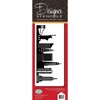 New York City Detailed Skyline Cake Stencil Side C1000 by