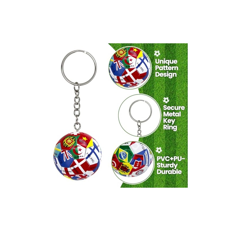 Premium World Cup Soccer Keychain - Perfect Gift for Fans