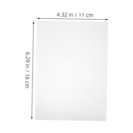 jojofuny 100pcs Photo Laminating Sheets Safe Easy to Use Lamination Film for Documents Labels and Photos Pet Thickness for Scratch Resistance