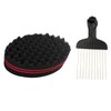 Sponge Brush,Sponge for Hair Men - Volumizing Scrub Dreadlock Styling