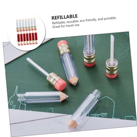 FOMIYES 14pcs Lip Gloss Lipstick Empty Tube Plastic Lip Balm Containers Mini Sample Jars Lip Balm Bottles Lip Empty Tubes Travel Containers for Liquids Lip Gloss Vials Filling Lip Stick