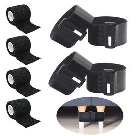 KLUNMA 4P sectional Couch connectors Bands to Make sectional Stay-Easy Install Strap & No Tools Required -Widened Non-Slip Grip-ldeal for 3 Piece Modular Sectional Sofa-Prevents Scratches
