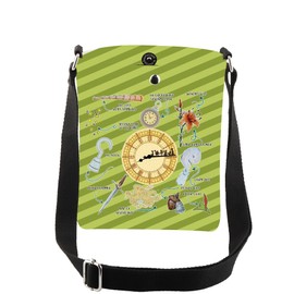 AKTAP Peter Crossbody Bag Peter Movie Gifts Neverl-nd Pan Shoulder Bag For Fairytale Pan Fan Gifts Magic Kingdom Travel Bag (CB, Neverl-nd CB-HT)