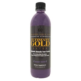 Ultimate Gold Detox Drink - 20oz / Gushin' Grape