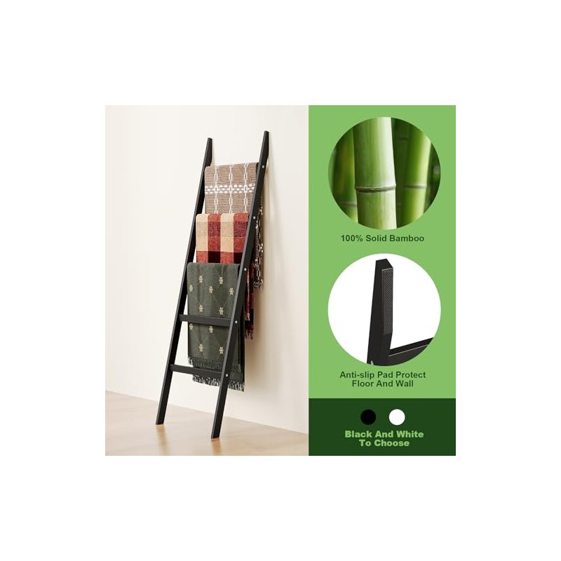 Blanket Ladder Towel Racks For Bathroom 5 Layers Towel Holder
