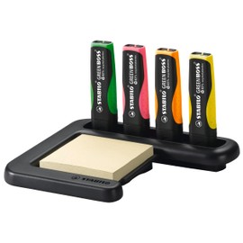 Highlighter - STABILO GREEN BOSS - Deskset of 4 - Green, Pink, Orange, Yellow