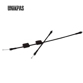 Unikpas Rear Right Side Cargo Door Latch Cable Compatible for Ford E150 E250 E350 E450 E550 Van 1992-2014 Replaces 8C2Z15431A02C 924-351