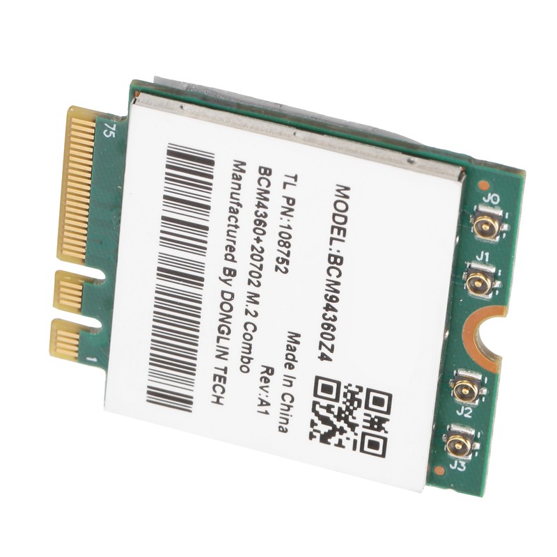Wireless Network Card 802.11ac 1300Mbps WiFi Bluetooth 4.0 M.2 NGFF