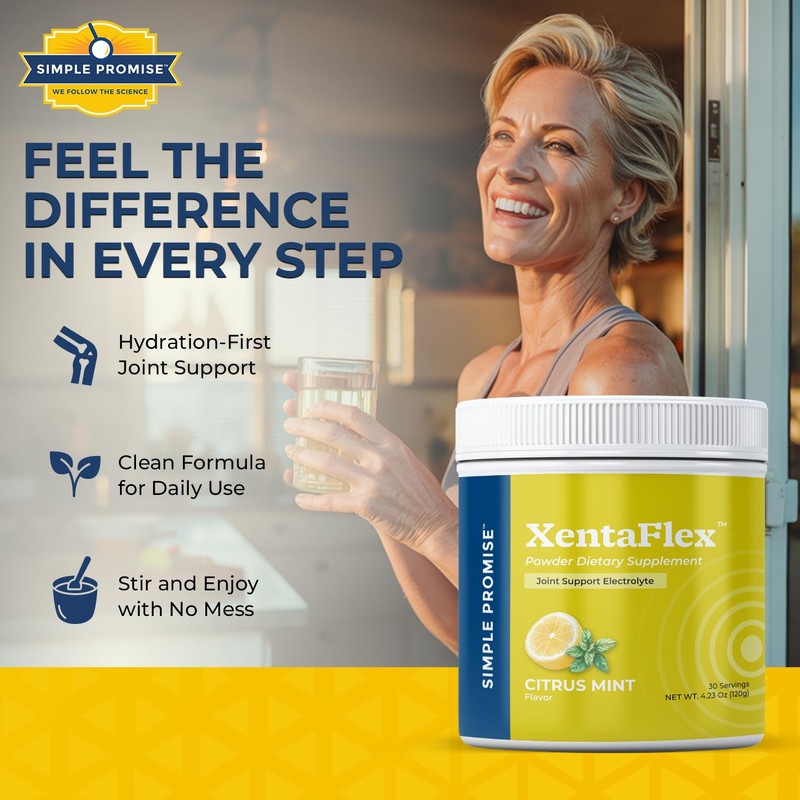 Simple Promise XentaFlex - Joint Support Electrolyte Powder with AquaLOX