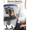 Airplane Phone Holder Travel Essentials, Multi-Directional 360° Degree Rotation, Pocket-Sized