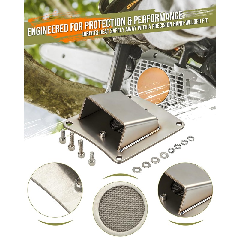 Foruly for MS500i Performance Muffler - 304 Stainless Steel Bolt-On