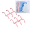 50PCS Comb Binding Spine 16mmx3 Rings PP Multifunctional Book Binder