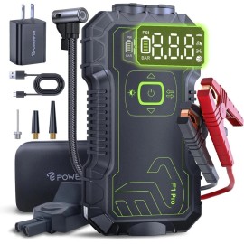 2025 Car Jump Starter with Air Compressor 160PSI,4500 A Car Battery Jumper
