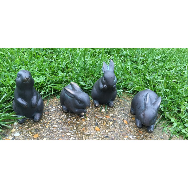 London Ornaments Rabbits set of 4