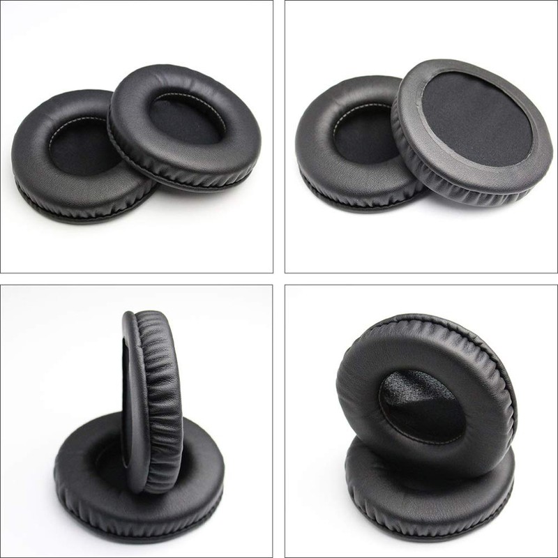 Uonlytech Headphone Ear Cushions Round Headset Ear Pads Earmuffs Replacement