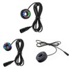 SUIOPPYUW RGB Waterproof Connector Light Underwater Lighting Feature Garden Underwater