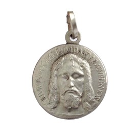 I G J 925 Sterling Silver The Holy Face of Christ Medal