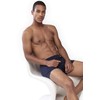 Mey 49121-668 Men's Casual Cotton Blue Solid Colour Fitted Boxer