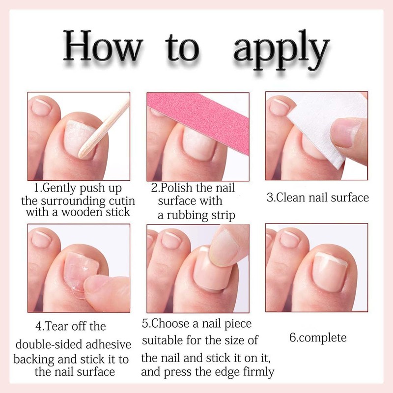 Chrome Press on Toenails‌ Short Square Fake Toe Nails with