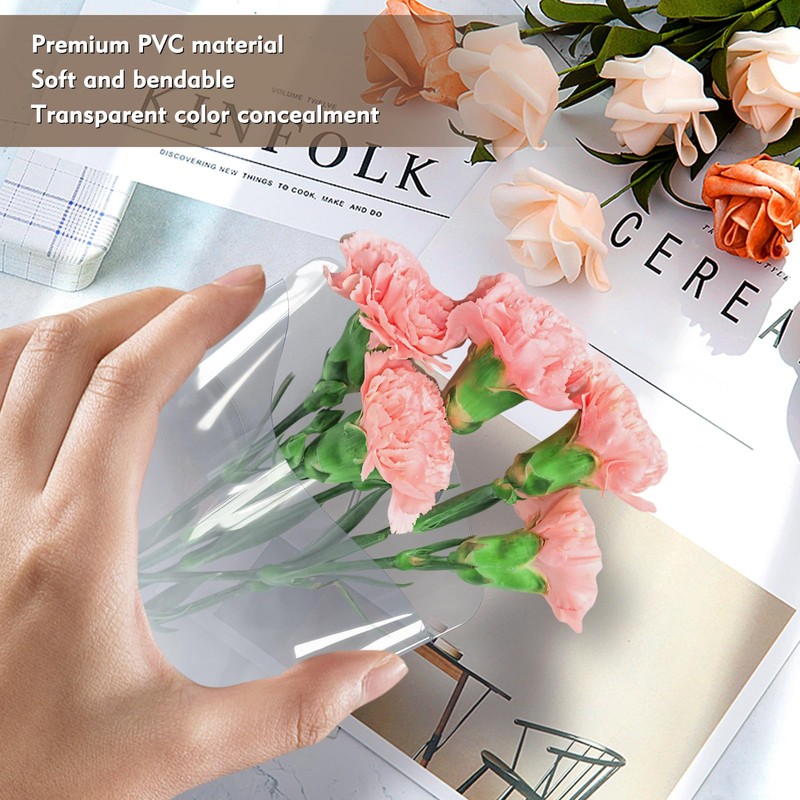 10Pcs Pocket Boutonniere Plastic Sleeve,Transparent Boutonniere Pocket Holder Square