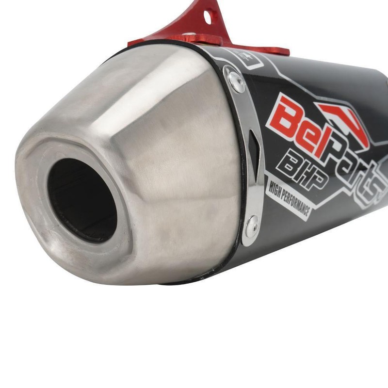JFG RACING Dirt Bike Exhaust Muffler Pipe Full System For
