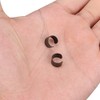 Ruifan Women Men Stainless Steel Tiny Gothic Non piercing Fake