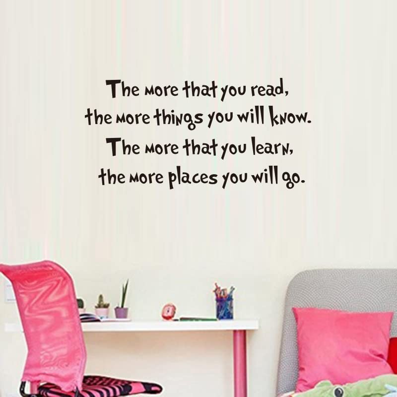 The More That You Read The More Things You Will