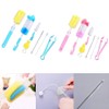 9 Cleaning Brushes, Blue Baby Bottle Cleaning Kit, Multipurpose Bottle