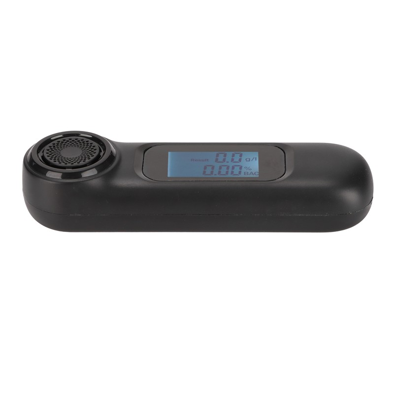 Black Portable Breathalyzer Noncontact High Accuracy Alcohol Tester USB Rechargeable