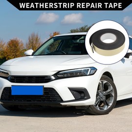 Hihaha Weatherstrip Tarpaulin Repair Tape/Outer Leak-Proof Tent Awning Tape Tear Resistant Tape for Truck RV Car/Durable EVA Foam 1.57"x0.12"x16.40ft / 1 Pc Yellow