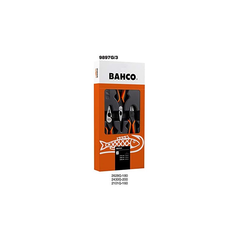 BAHCO Ergo™ Universal Pliers Set (3 Pieces)