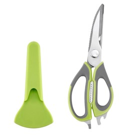 Kitchen Scissors All-Purpose Heavy Duty, Poultry Shears with Strong Magnet Knife Holder, Stainless Steel Removable Blade, Kitchen Shears For Food