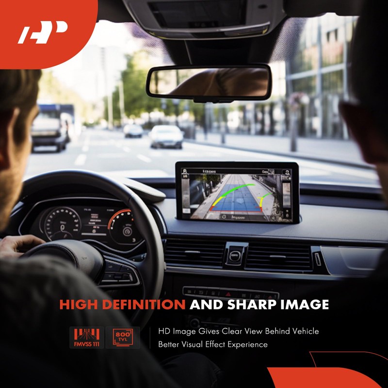 A-Premium Rear View Backup Camera - Compatible with Chevy Silverado