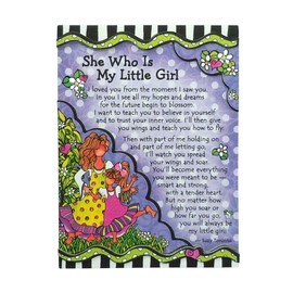 Blue Mountain Arts Daughter Magnet with Easel Back—Birthday, Holiday, Graduation, or "I Love You" Gift from a Mom by Suzy Toronto, 4.9 x 3.6 Inches (She Who Is My Little Girl)