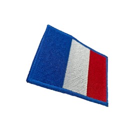 Generico Embroidered Iron On Patch for Clothes and Accessories Easy to Wear Clothing Ideal for Clothing Various Designs - Flags Symbols Army France - One Size