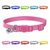 Vibrant Soft Nylon Kitten/Cat Collar with Bell and Safety Release