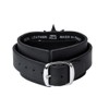 Alchemy Gothic Baphomet Men Leather Bracelet Black, Leather,