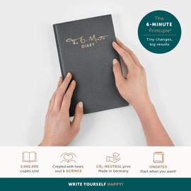 The 6-Minute Diary (The Original) | Gratitude Journal for Men & Women | Manifestation Journal | Daily Wellness Journal for More Mindfulness