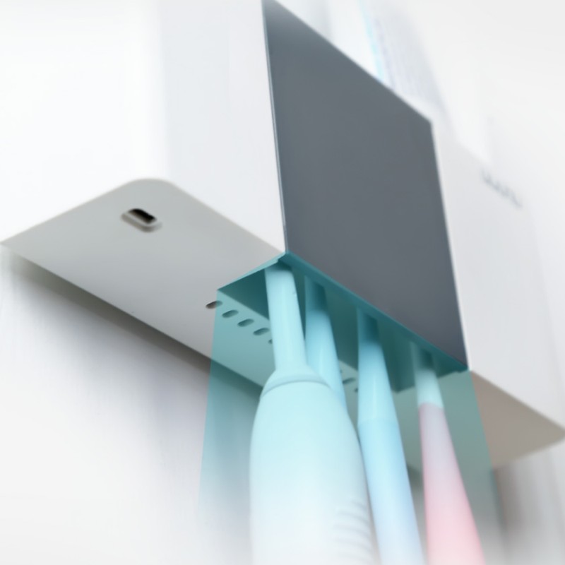 Liushu Toothbrush Sterilizer Box 4000mAh Rechargeable UV Disinfection Toothpaste Dispenser