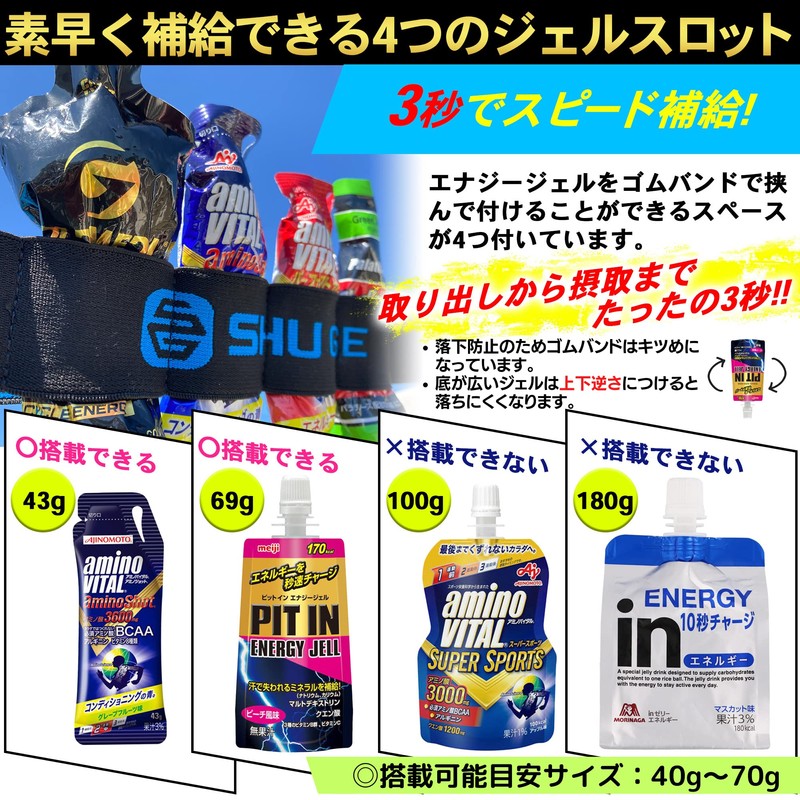 Team One Day Running MatePRO Marathon Pouch, Supervised by Japanese