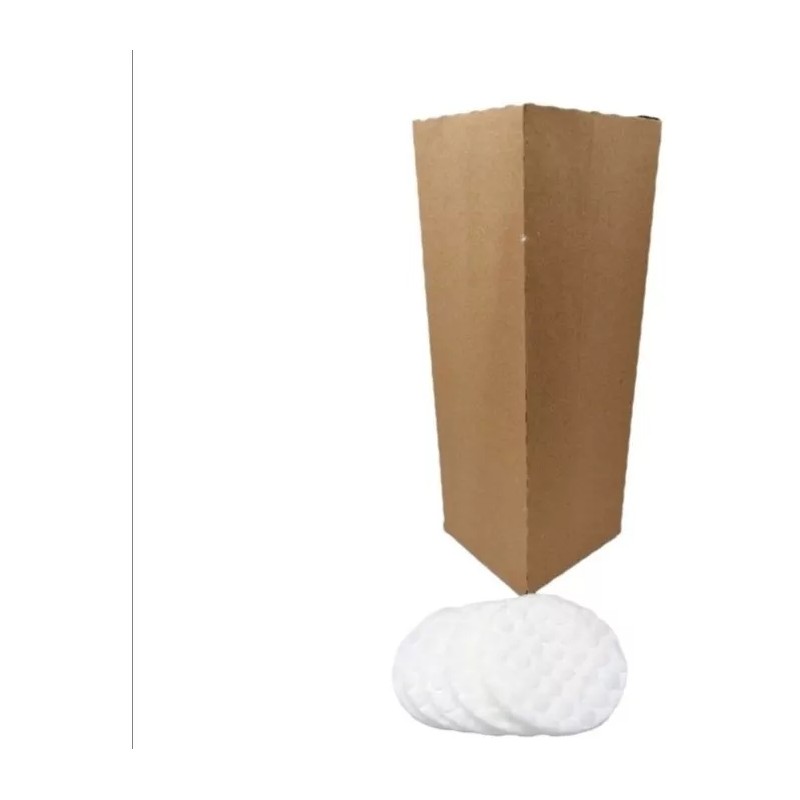 Ecoproductosflores Toallitas Desmaquillantes De Algodon 600pzas Sin Plástico