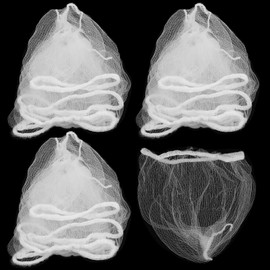 Pack of 300 Disposable Sink Filter, Kitchen Sink Strainer Bag, Elastic Sink Strainer Bag, Drain Strainer, Mesh Sewer Filter Bag, Rubbish Bag, Filter Net for Kitchen, Bathroom