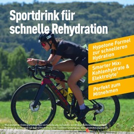 Dextro Energy Iso Fast Fruit Mix Sachets 12 x 44.5 g (Pack of 12) - Hypotones Electrolyte Sports Drink with Carbohydrates for Optimal Liquid Absorption