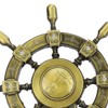 Pirate Decor Alloy Retro Style Glossy Durable Nautical Rudder Ornaments