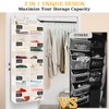 Over the Door Organizer, 5-Tier Extra Large Storage with 10