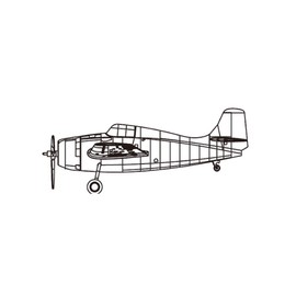 Trumpeter TRU04205 F4F Plastic Model kit, Coloured