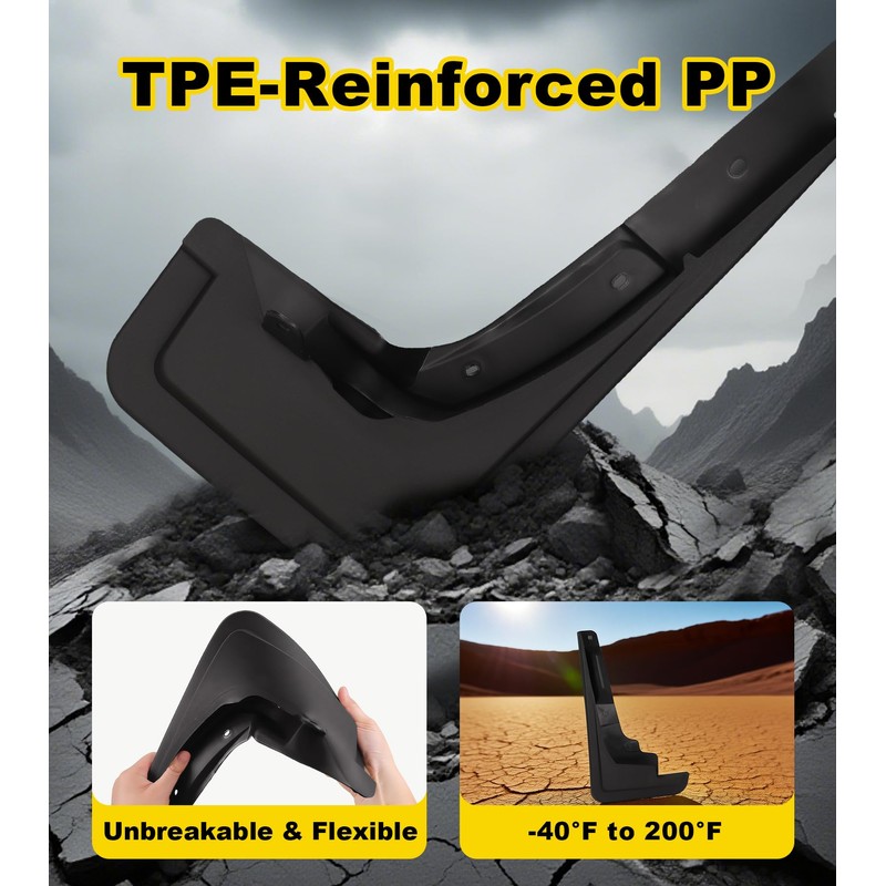 No Drilling Mud Flaps for Ford Maverick 2022-2025 Accessories Splash