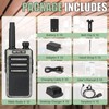 Retevis RB66 Walkie Talkie with Earpiece,Fast Charging Walkie Talkies for