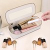 Pinkmik Makeup Brush Case Clear Travel Cosmetic & Toiletry Bag